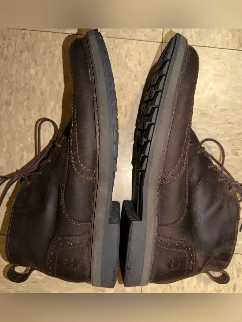 Timberland A1SVF Squall Canyon Mens Lace Up Chukka Boot in Dark Brown size 11